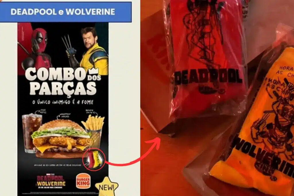 Burger King irá lançar ‘Combo dos Parças’ para Deadpool e Wolverine